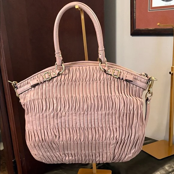 Coach Madison gathered leather shoulder bag and crossbody L1382-F28542 - Picture 8 of 16